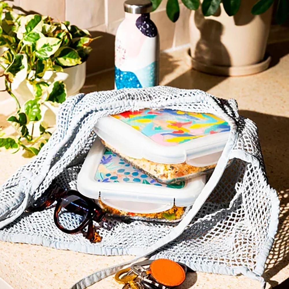 Pyrex Dikdörtgen Kapaklı Saklama Kabı