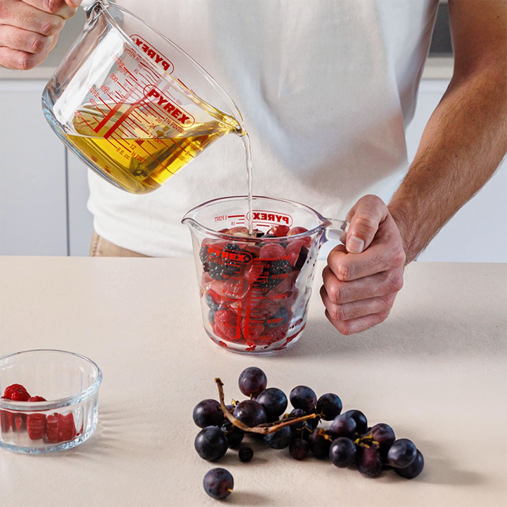 Pyrex Kapaklı Ölçme Kabı 1 L