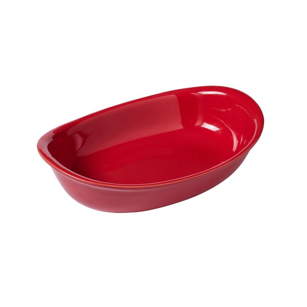 Pyrex Oval Fırın Kabı 26 cm Kırmızı
