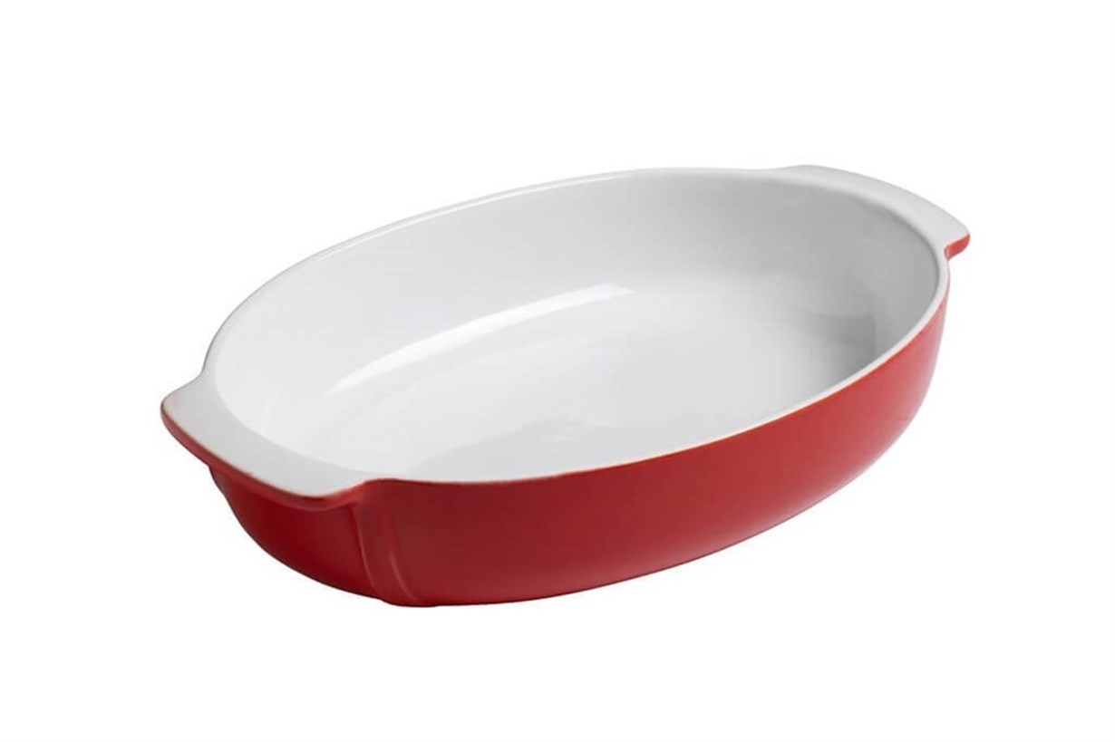 Pyrex Oval Fırın Kabı 30 x 20 cm Turuncu