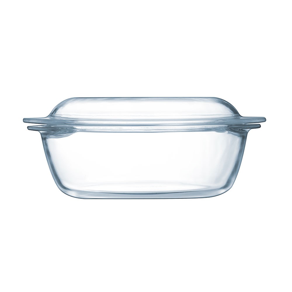 Pyrex Oval Kapaklı Cam Fırın Kabı 33 x 20 cm