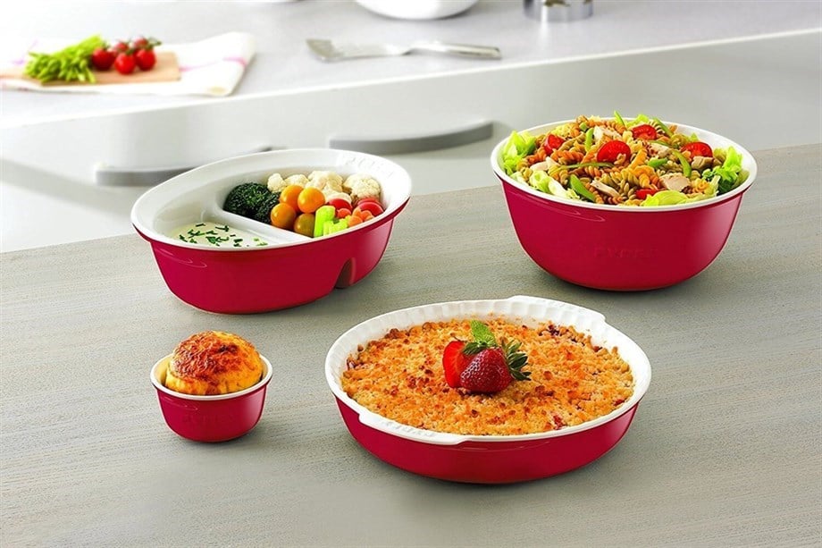 Pyrex Ramekin 9 cm Kırmızı