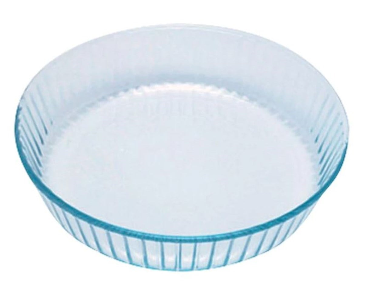 Pyrex Yuvarlak Cam Fırın Kabı 30 cm