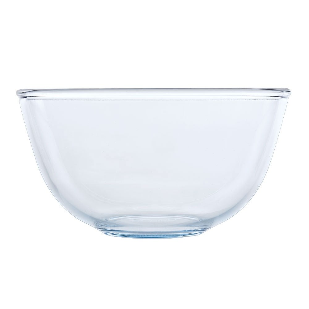 Pyrex Yuvarlak Cam Kapaklı Kase 2 L Mavi