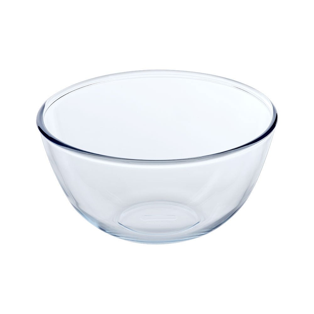 Pyrex Yuvarlak Cam Kapaklı Kase 500 ml Mavi