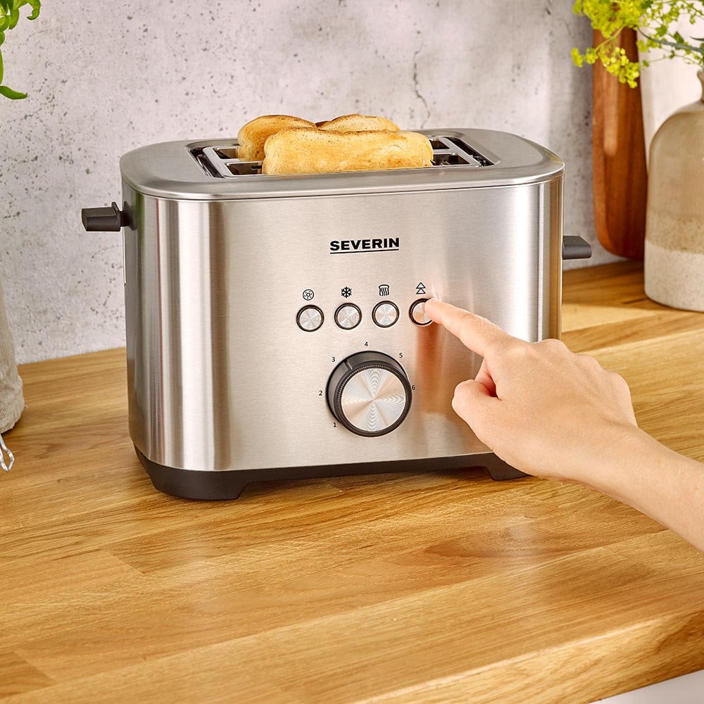 Severin AT-2510 2'li 7 Sıcaklık Ayarı Ekmek Kızartma Makinesi Inox