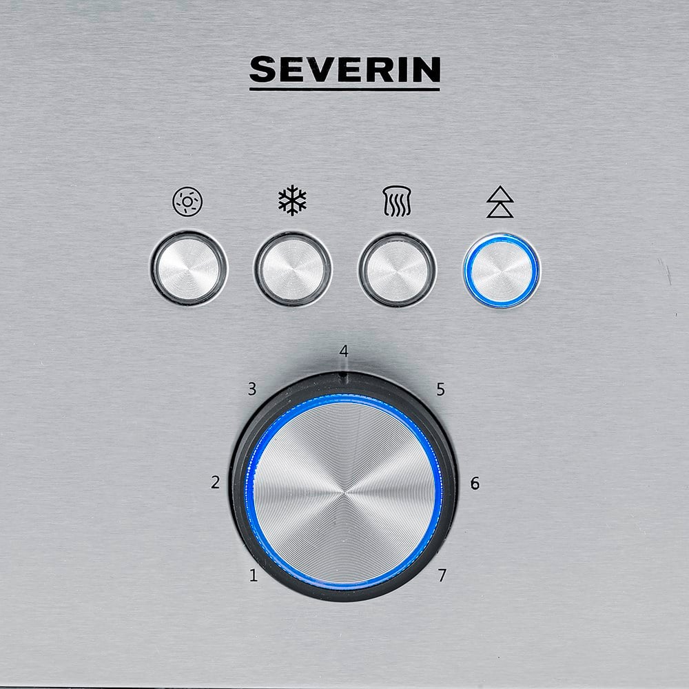 Severin AT-2510 2'li 7 Sıcaklık Ayarı Ekmek Kızartma Makinesi Inox