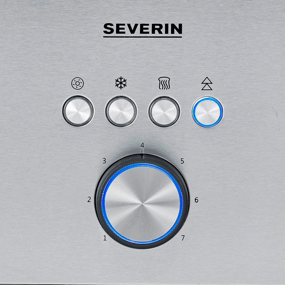 Severin AT-2510 2'li 7 Sıcaklık Ayarı Ekmek Kızartma Makinesi Inox
