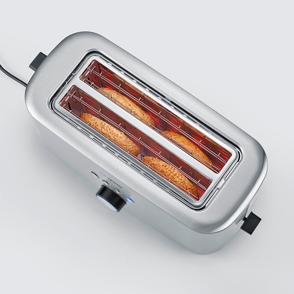 Severin AT-2621 4'lü 7 Sıcaklık Ayarı Ekmek Kızartma Makinesi Inox