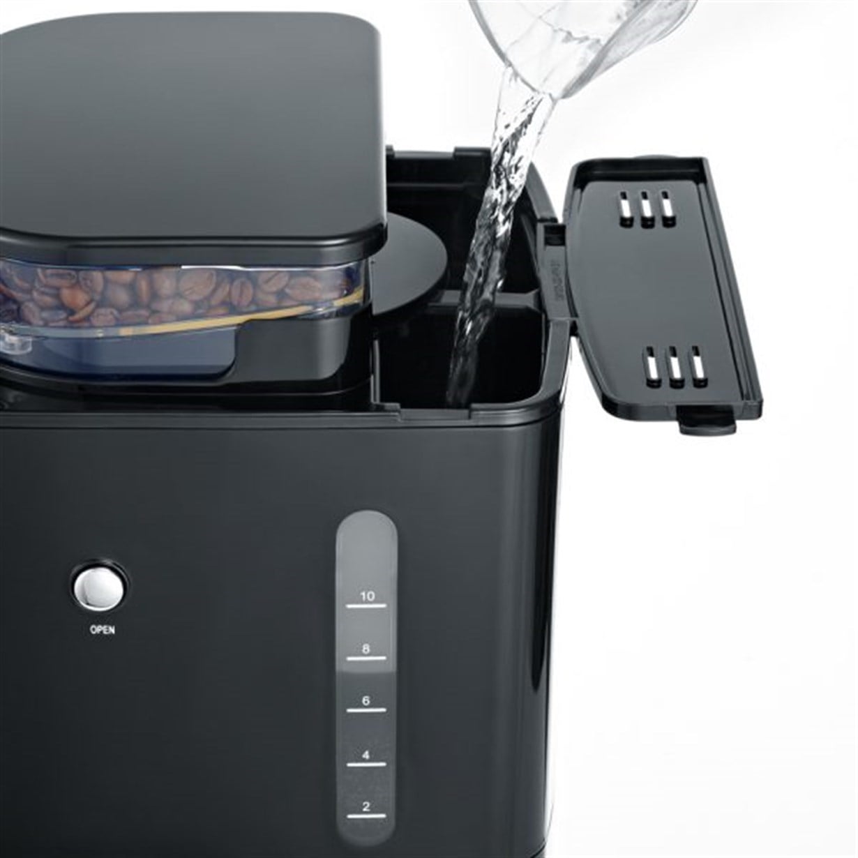 Severin KA-4810 Blooming Değirmenli Dijital Filtre Kahve Makinesi Siyah