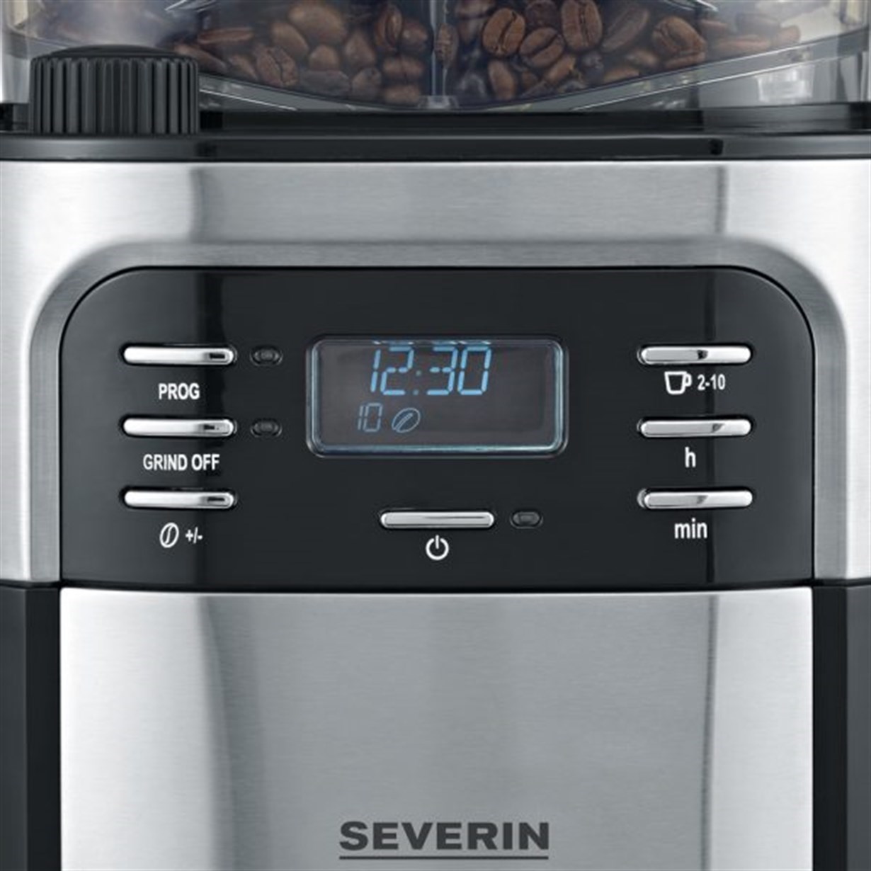 Severin KA-4810 Blooming Değirmenli Dijital Filtre Kahve Makinesi Siyah