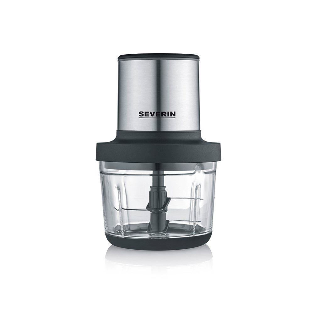 Severin KM-3866 Cam Hazneli Şarjlı Doğrayıcı Siyah/Inox