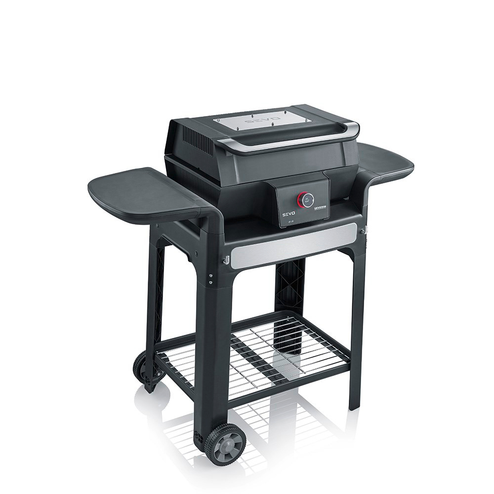 Severin PG-8107 Kapanabilir Ayaklı Elektrikli Barbekü Izgara Siyah