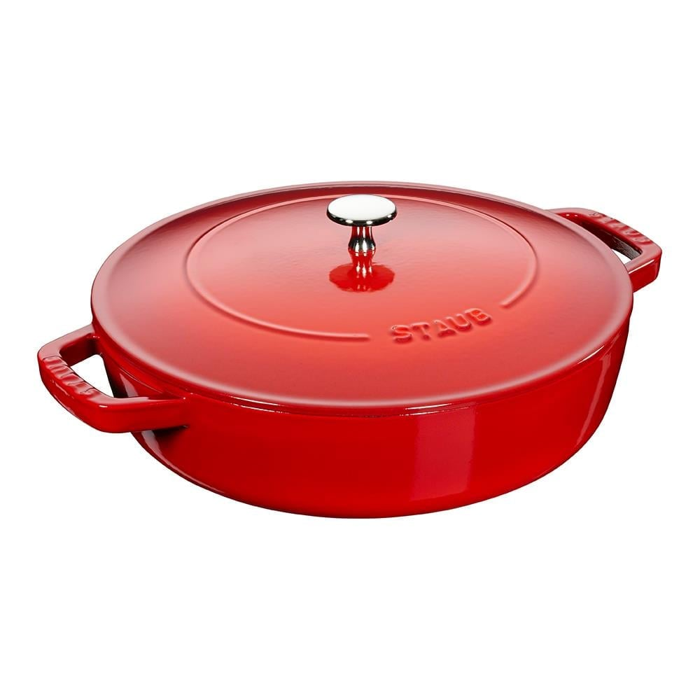 Staub Chistera Yağmur Efektli Döküm Tencere 24 cm Kiraz