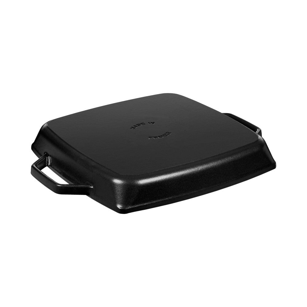 Staub Döküm Izgara Tava Çift Kulplu 28 x 28 cm Siyah