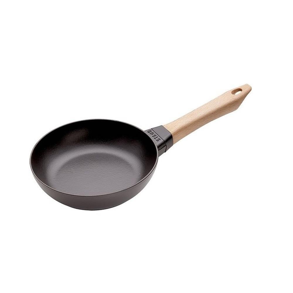 Staub Döküm Kızartma Tavası Ahşap Saplı 20 cm