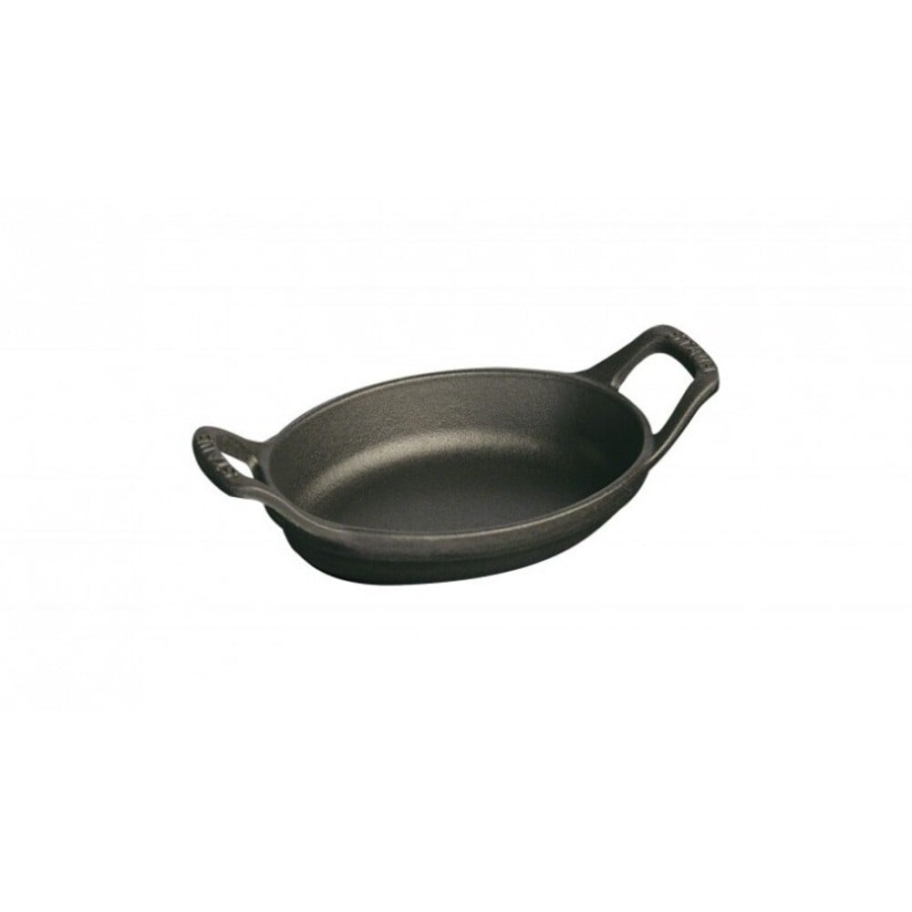 Staub Döküm Oval Sahan 15 cm Siyah