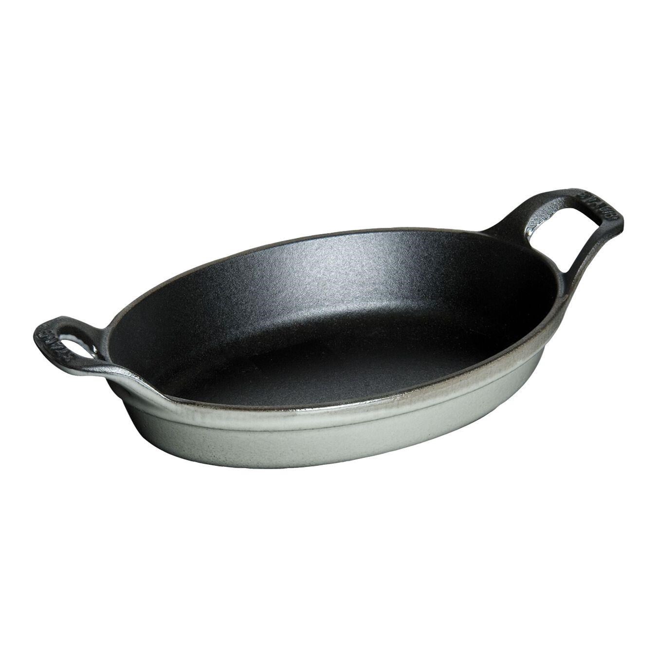 Staub Döküm Sahan Oval 15 cm Gri