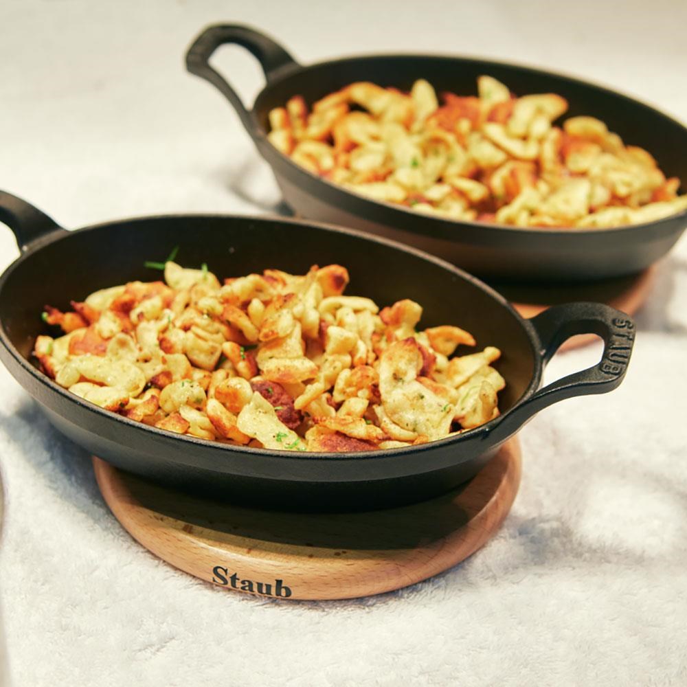 Staub Döküm Sahan Oval 21 cm Siyah