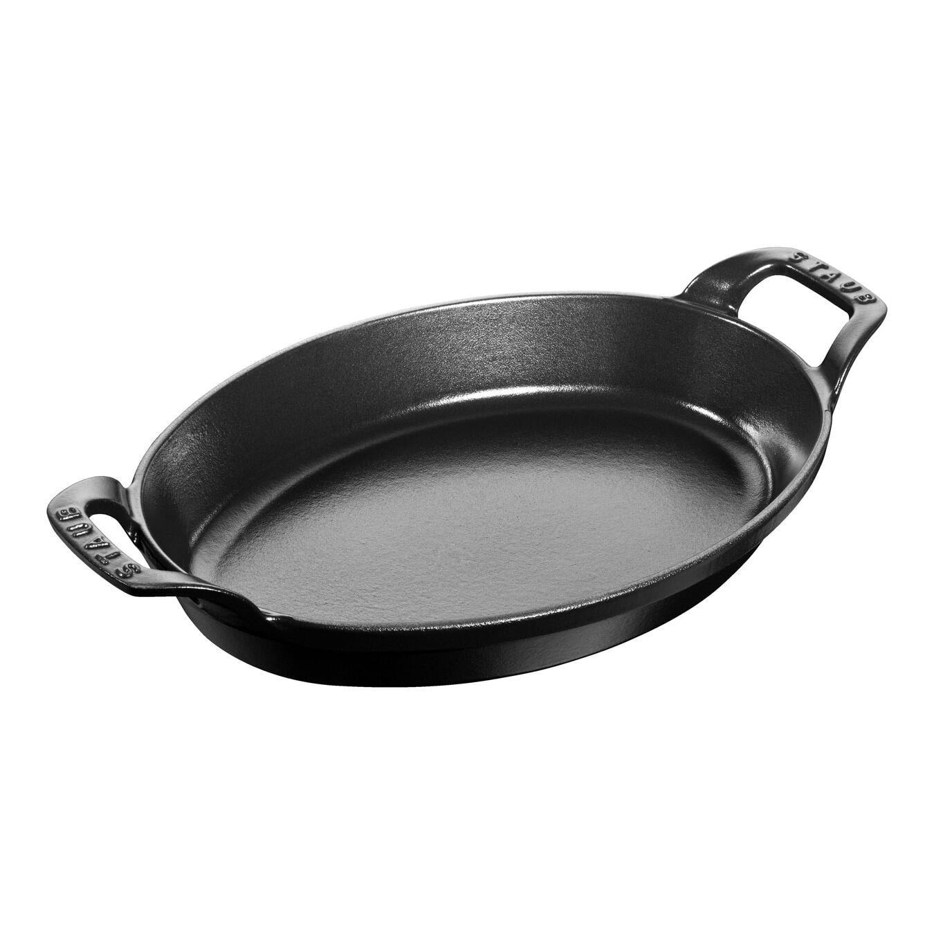 Staub Döküm Sahan Oval 28 cm Siyah