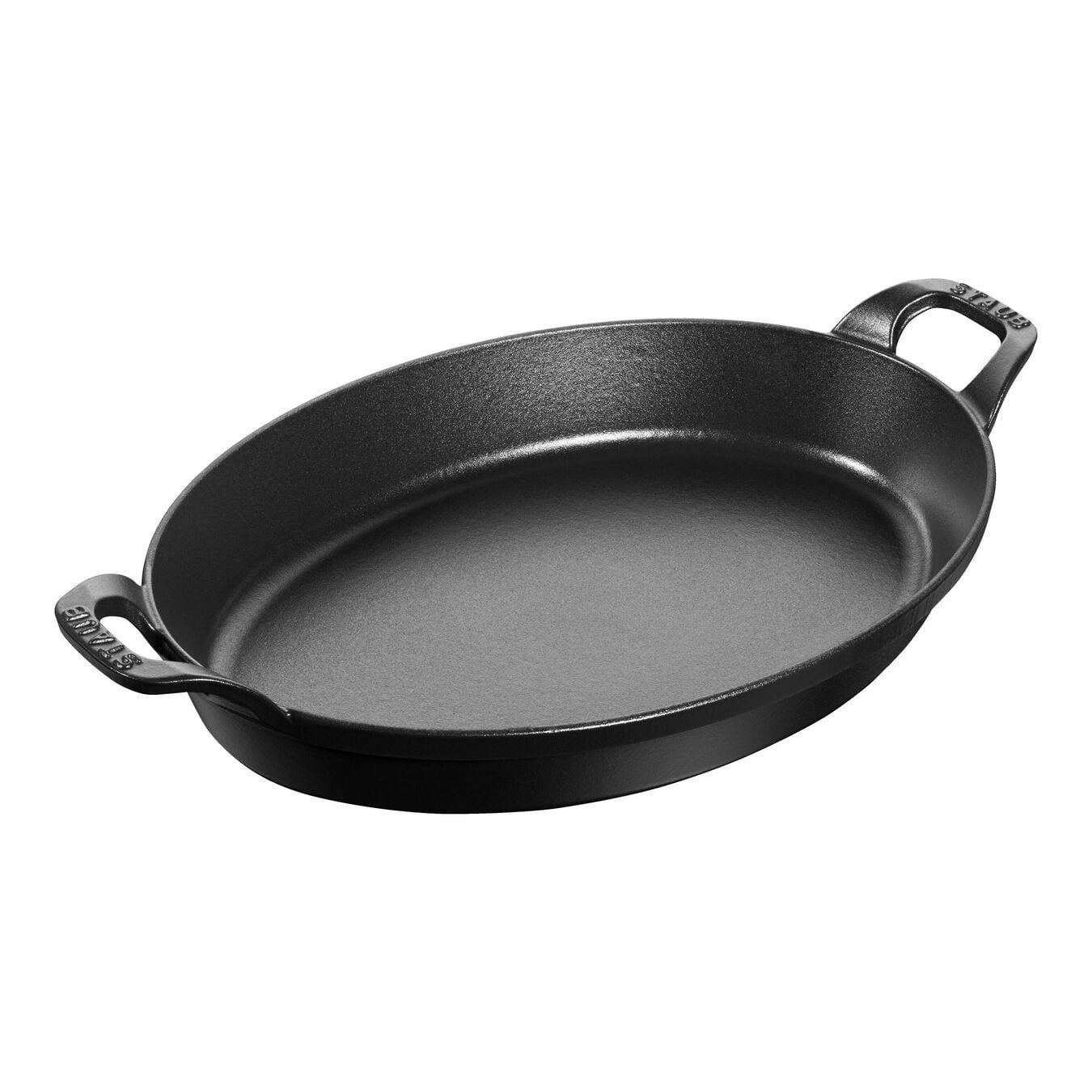 Staub Döküm Sahan Oval 32 cm Siyah