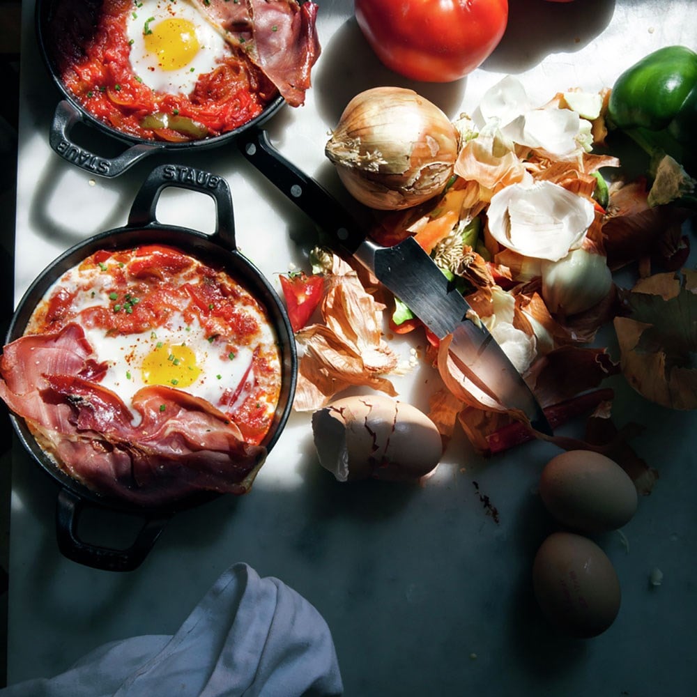Staub Döküm Sahan Yuvarlak Siyah 20 cm