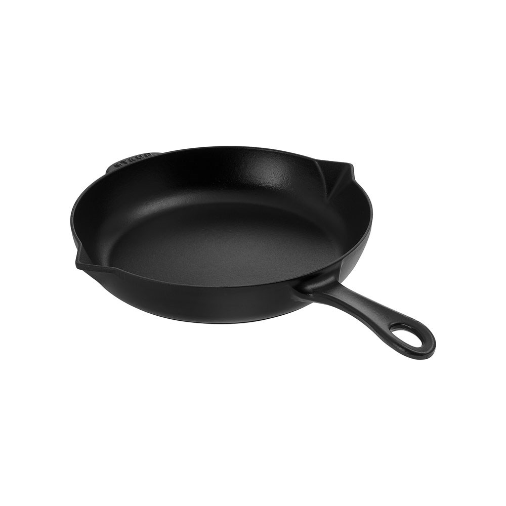 Staub Döküm Saplı Kızartma Tavası Siyah