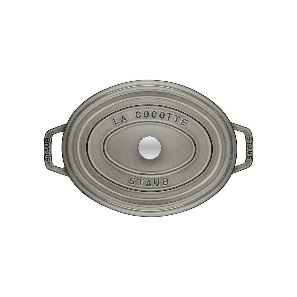 Staub Döküm Tencere Oval 4.2 L Grafit Gri