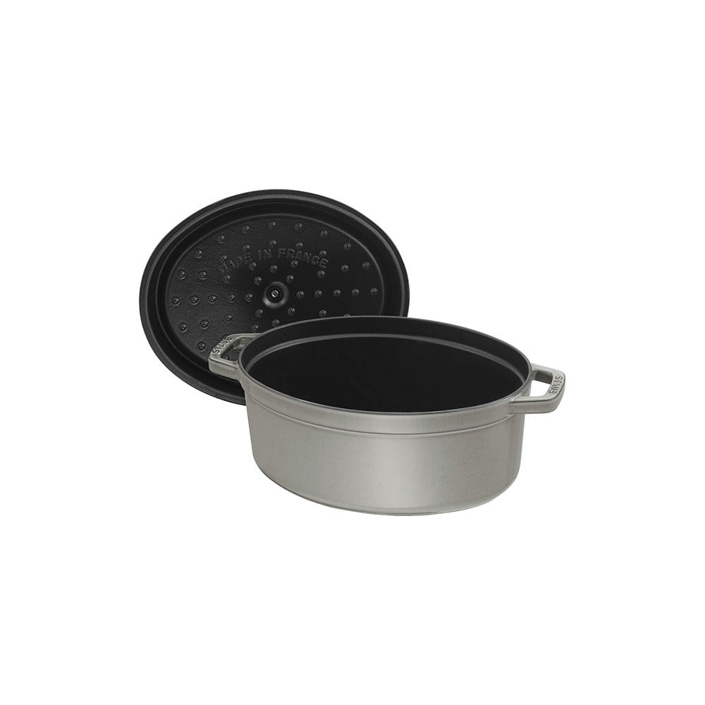 Staub Döküm Tencere Oval 4.2 L Grafit Gri