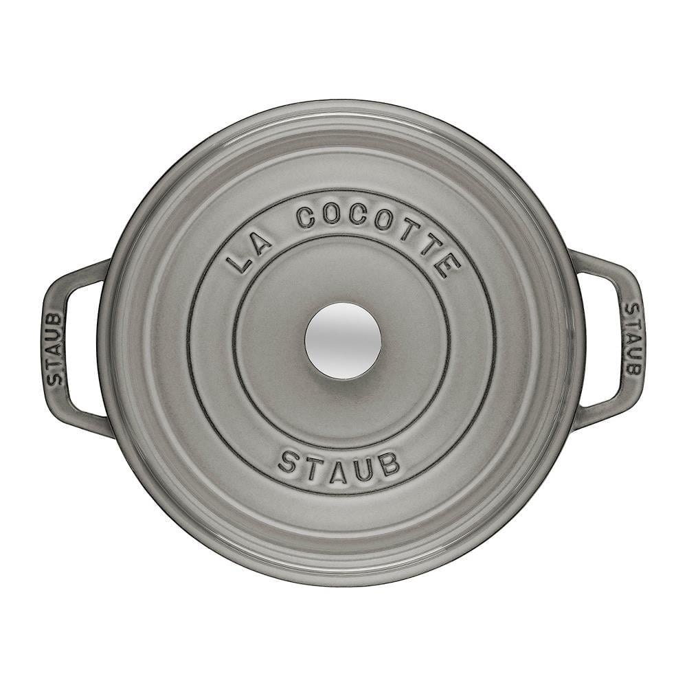 Staub Döküm Tencere Yuvarlak 20 cm Grafit Gri