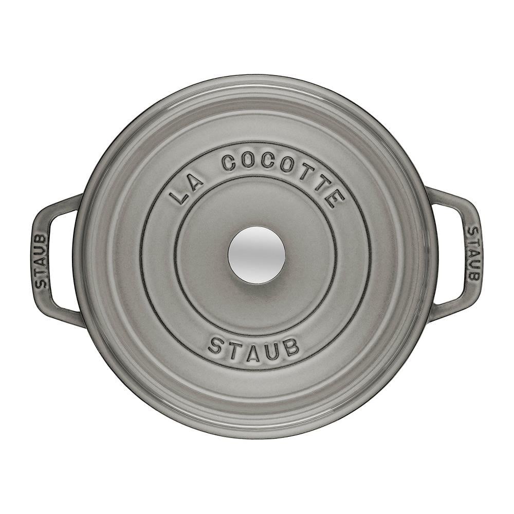 Staub Döküm Tencere Yuvarlak 20 cm Grafit Gri