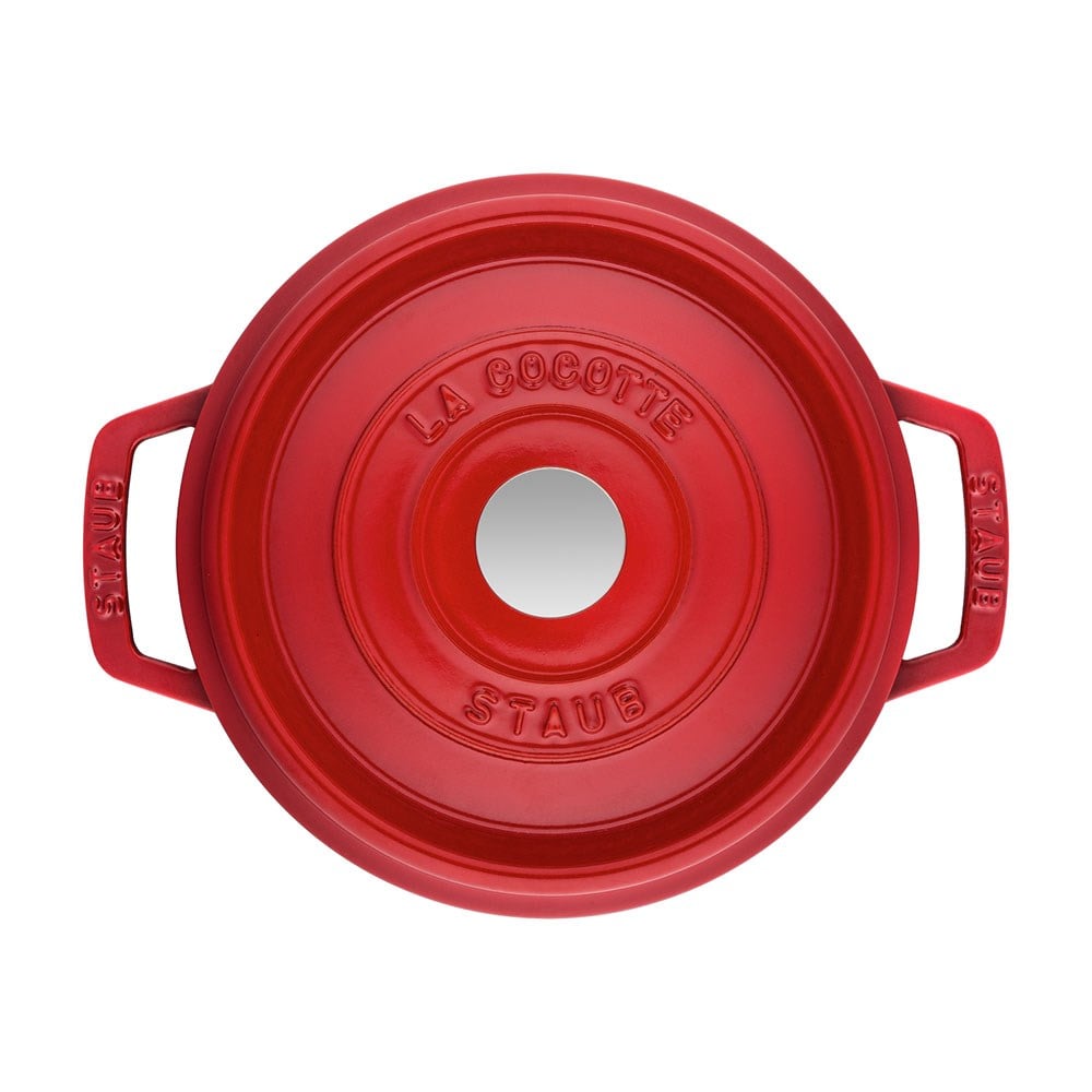 Staub Döküm Tencere Yuvarlak 24 cm Kiraz