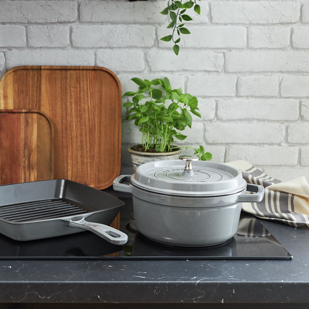 Staub Döküm Tencere Yuvarlak 28 cm Grafit Gri