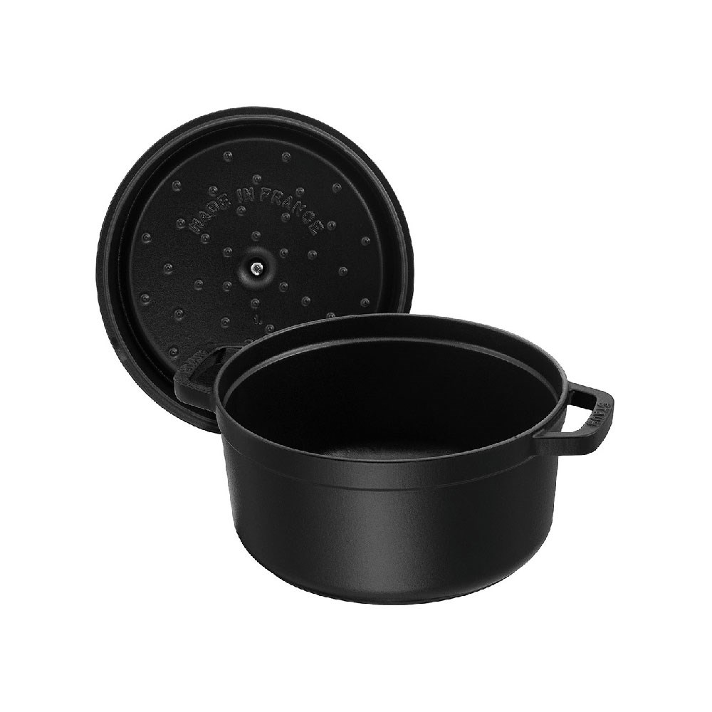 Staub Döküm Tencere Yuvarlak 28 cm Siyah