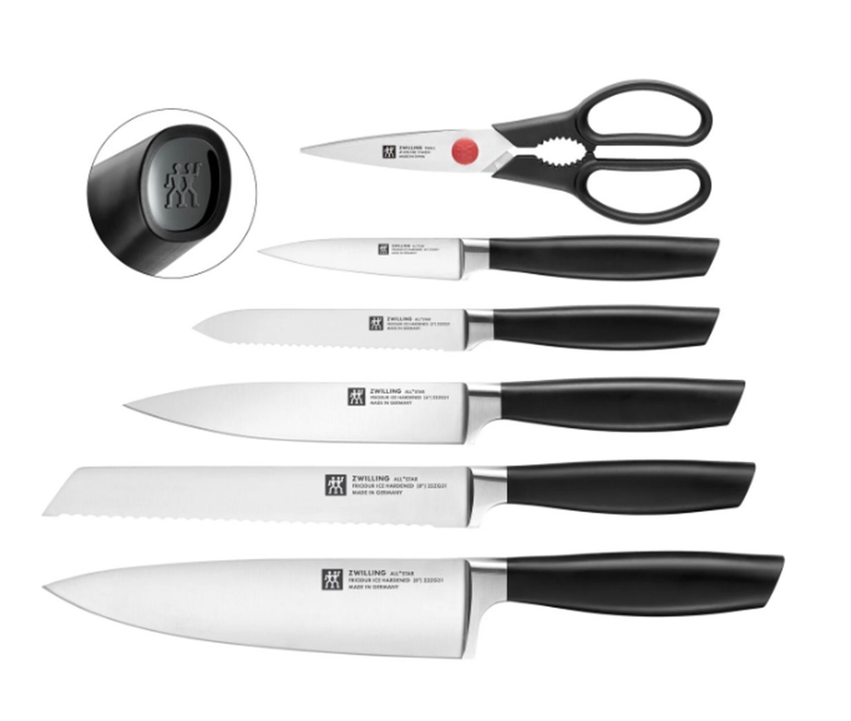 Zwilling All Star Blok Bıçak Seti 7 Parça