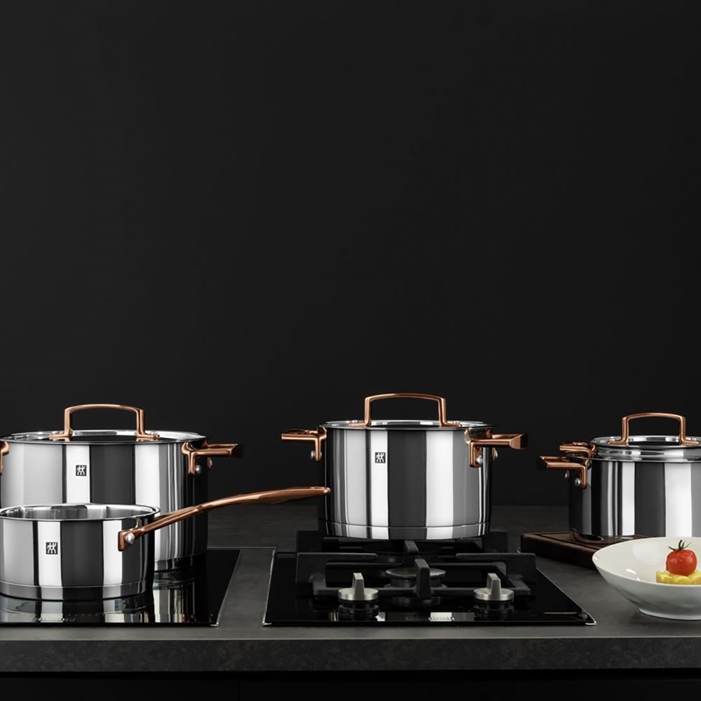 Zwilling Bellasera Rose Çelik Tencere Seti 5 Parça