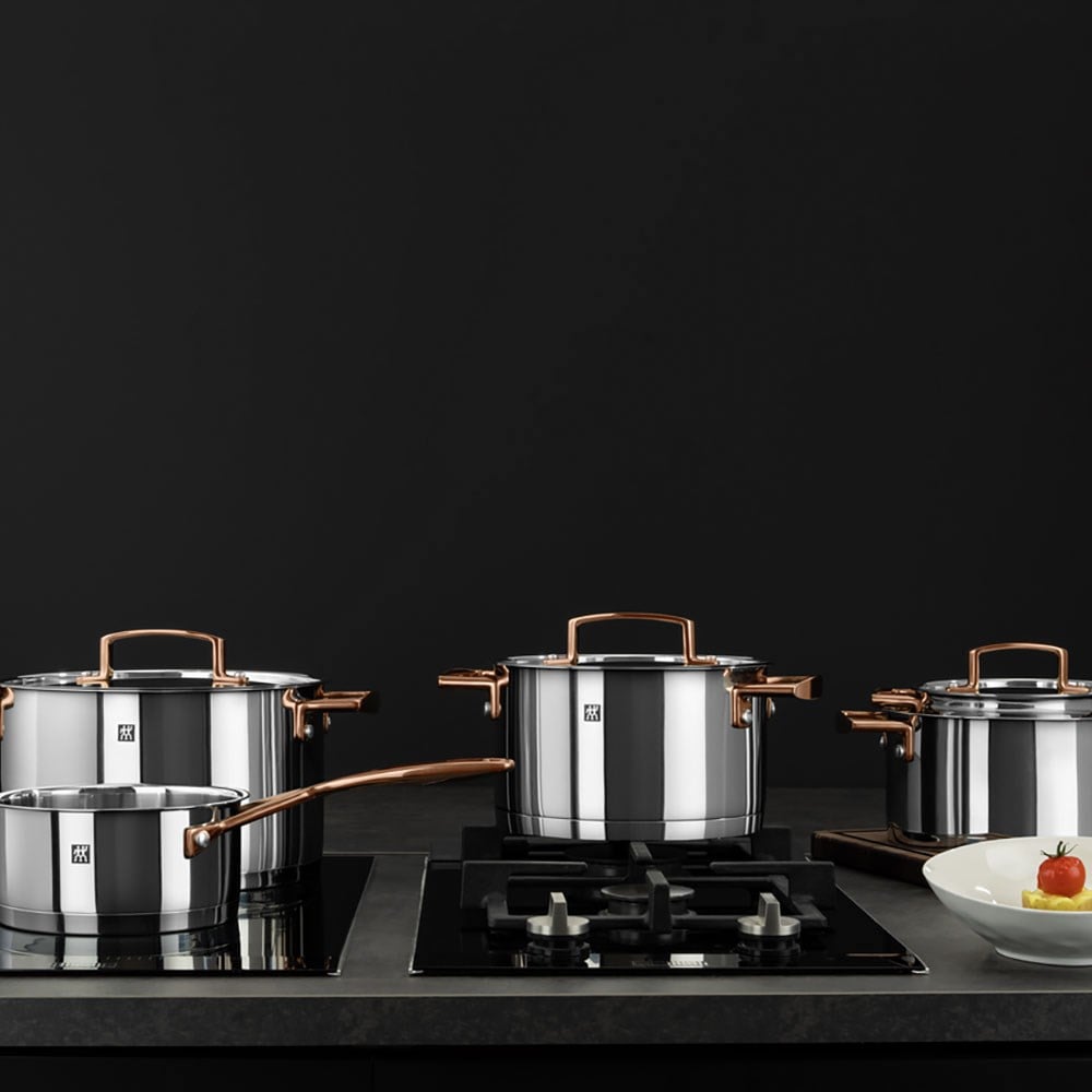 Zwilling Bellasera Rose Çelik Tencere Seti 5 Parça