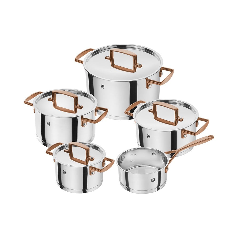 Zwilling Bellasera Rose Çelik Tencere Seti 5 Parça