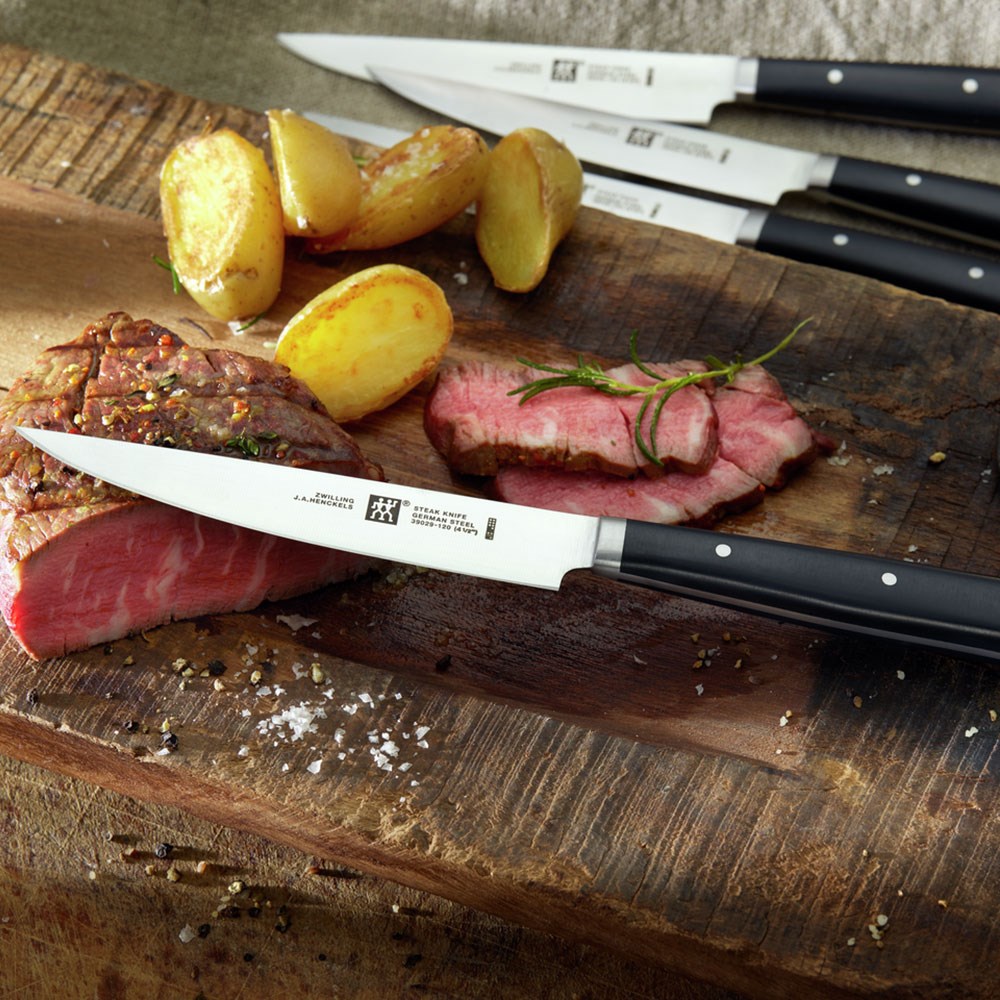 Zwilling Biftek Bıçağı Seti Siyah 4 Parça