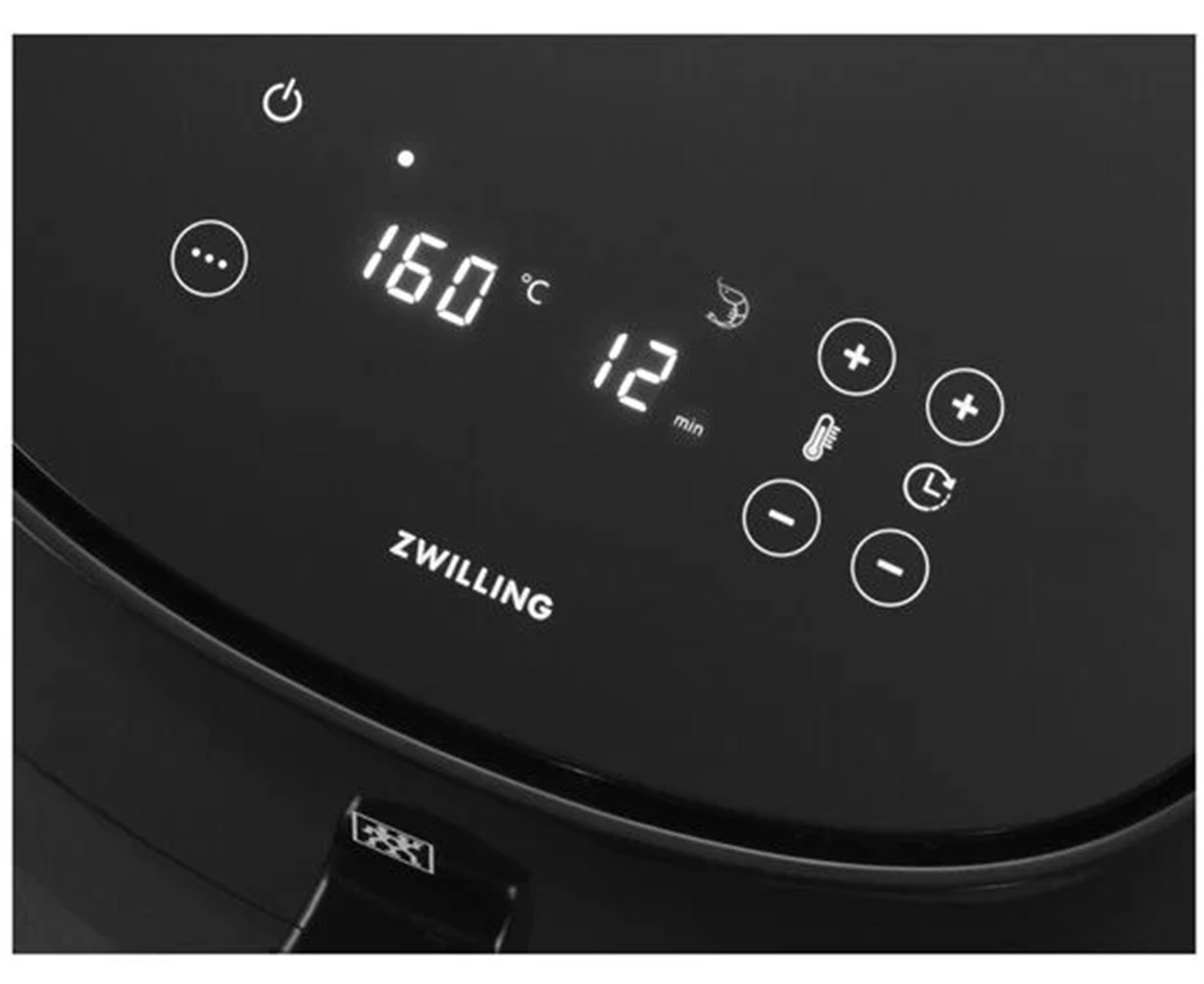 Zwilling Dijital Airfryer Yağsız Fritöz 4 L Siyah