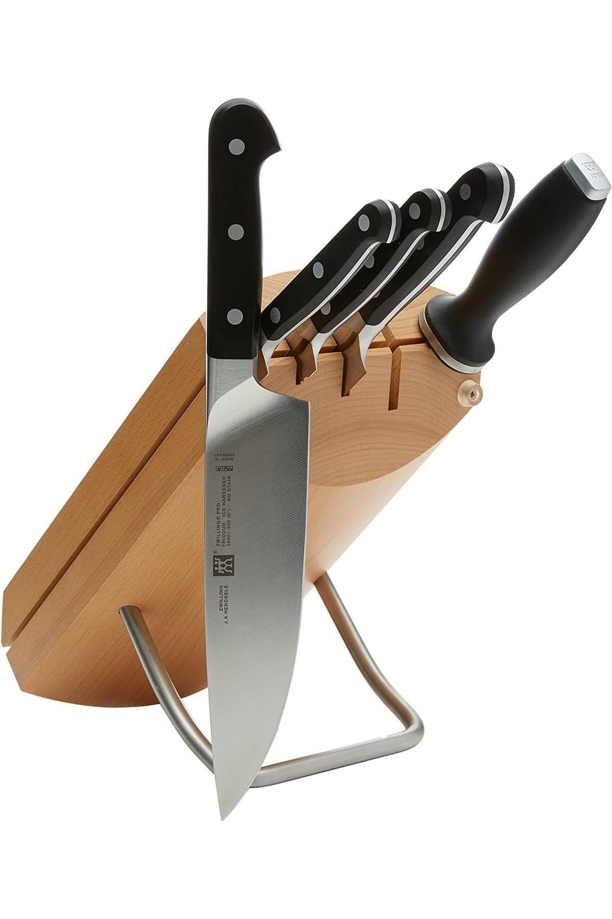 Zwilling Doğal Ahşap Blok Bıçak Seti 6 Parça