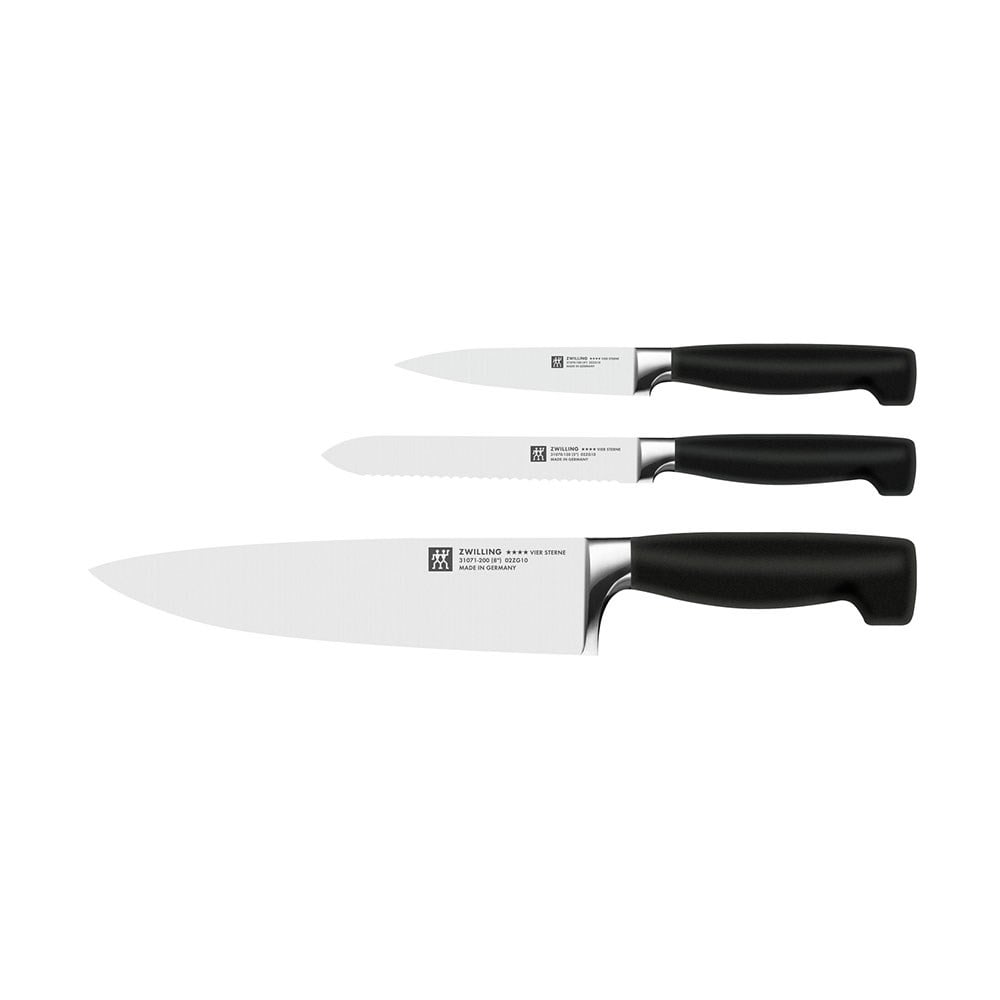 Zwilling Four Star Bıçak Seti Siyah 3 Parça