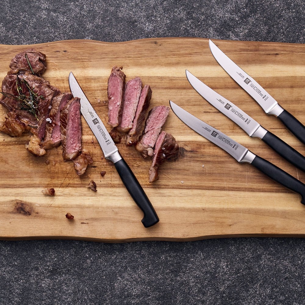 Zwilling Four Star Biftek Bıçağı Seti Siyah 4 Parça