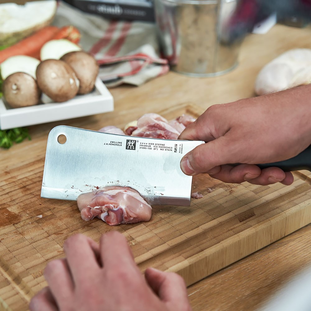 Zwilling Four Star Satır Bıçağı Siyah 15 cm