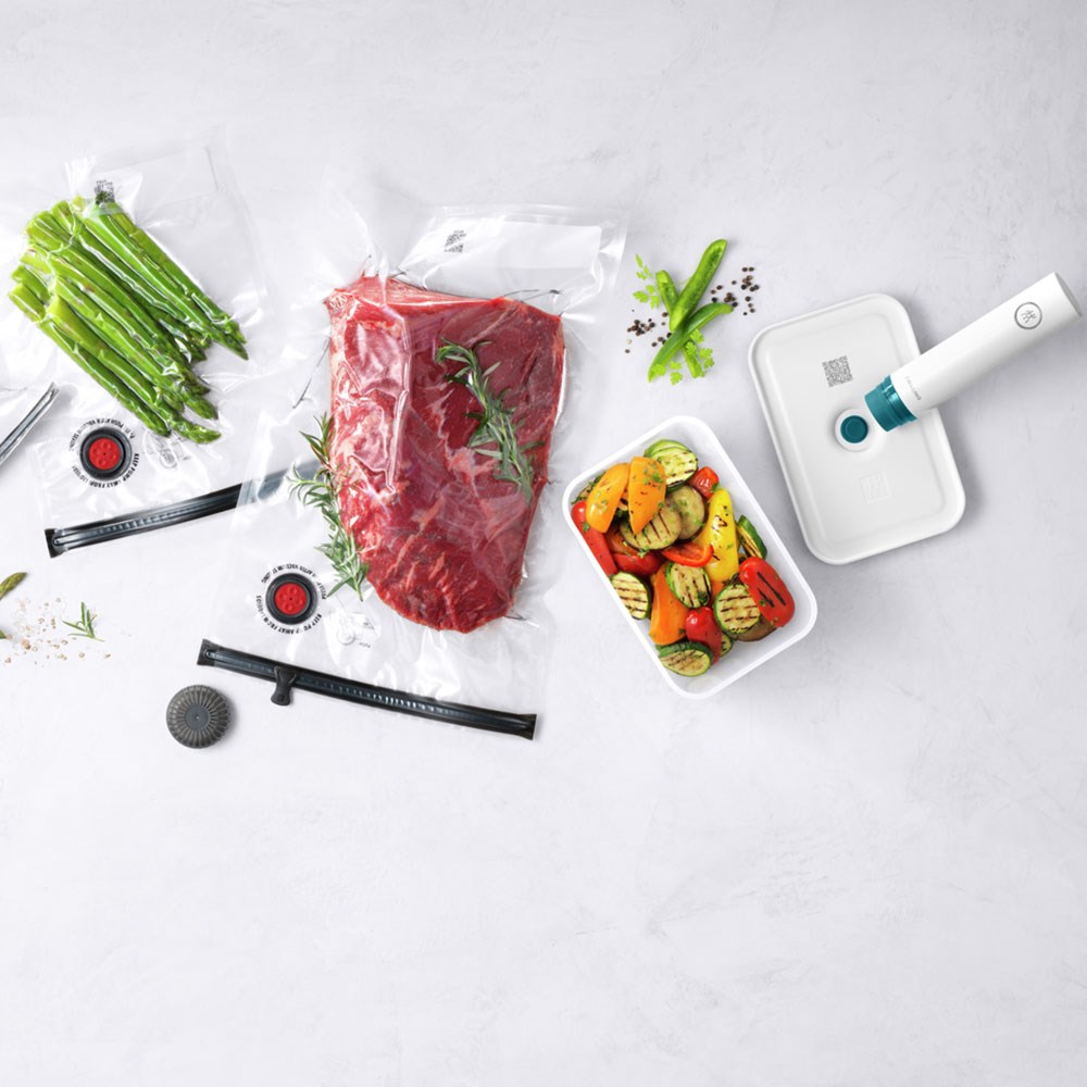 Zwilling Fresh Save Vakumlu Başlangıç Seti Plastik 7 Parça Akdeniz Mavisi