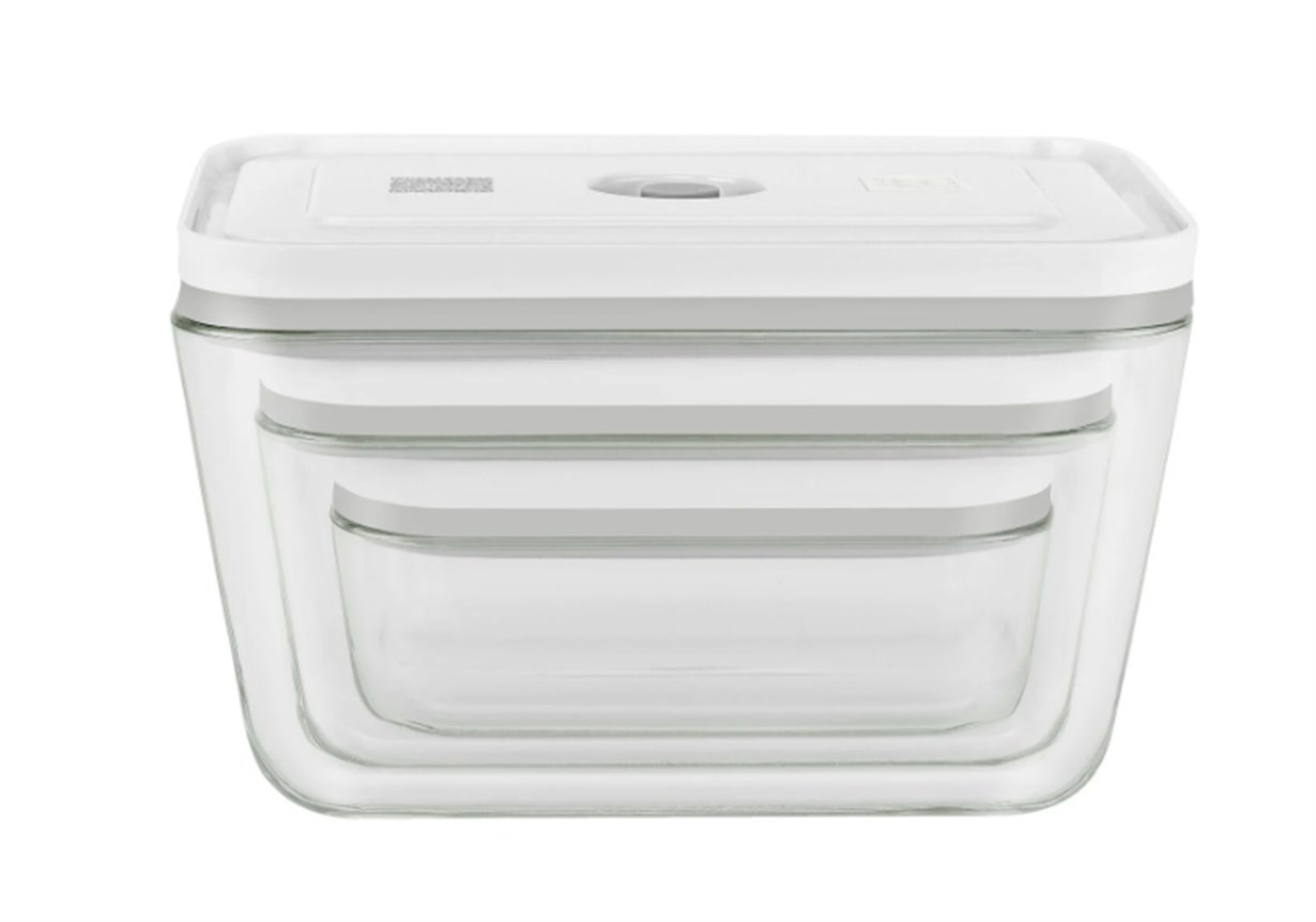 Zwilling Fresh & Save Vakumlu Cam Saklama Kabı Seti S/M/L Gri
