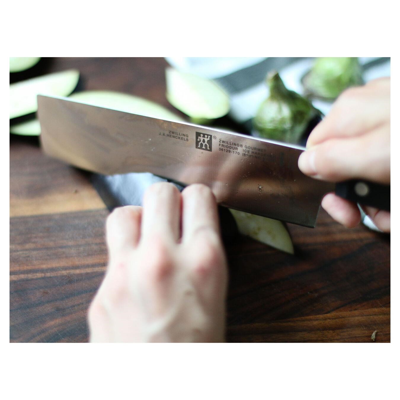 Zwilling Gourmet Nakiri Bıçağı Siyah 17 cm