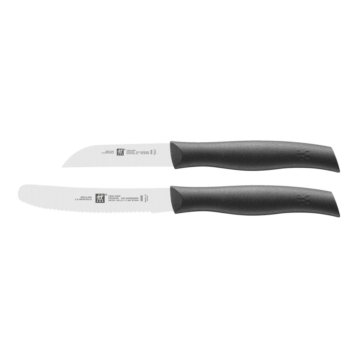Zwilling Twin Grip Bıçak Seti 2 Parça Siyah