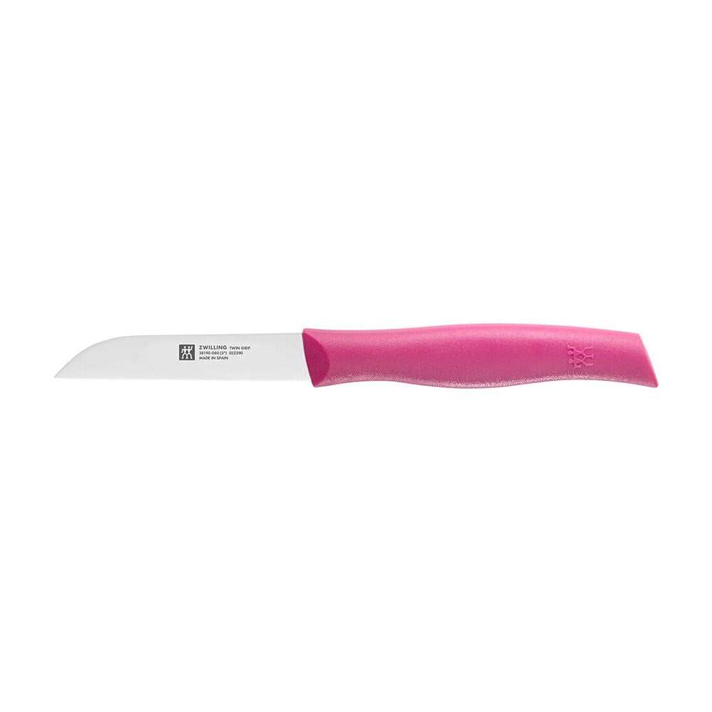 Zwilling Twin Grip Soyma ve Doğrama Bıçağı Pembe 8 cm