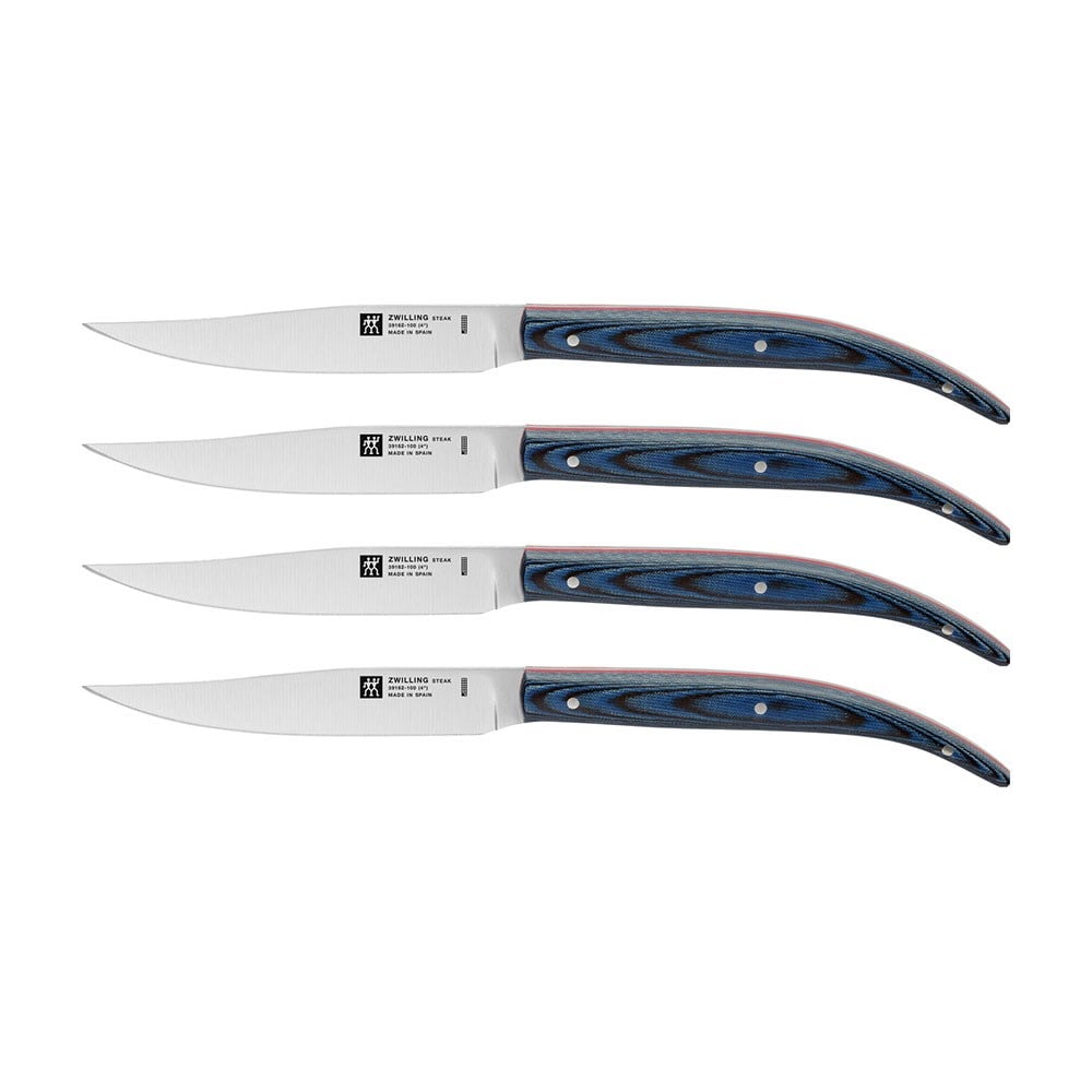 Zwilling Twin Steak Bıçağı Seti 4 Parça Mavi Mikarta